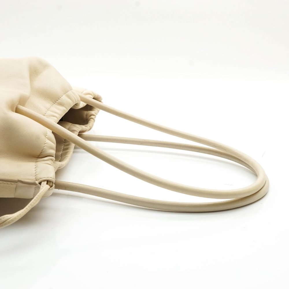 Auth Gucci Shoulder Bag Leather Cream #13268G67 - Picture 5 of 14